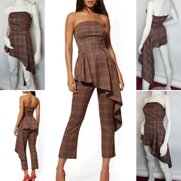 Tops - Plaid Asymetrical Top